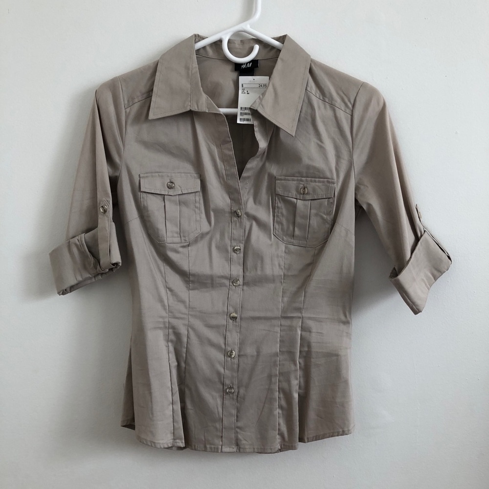 H&M button down size 6